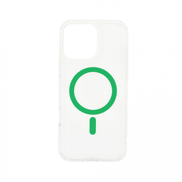 Dviced Magsafe iPhone 16 Pro clear case - Green [2]