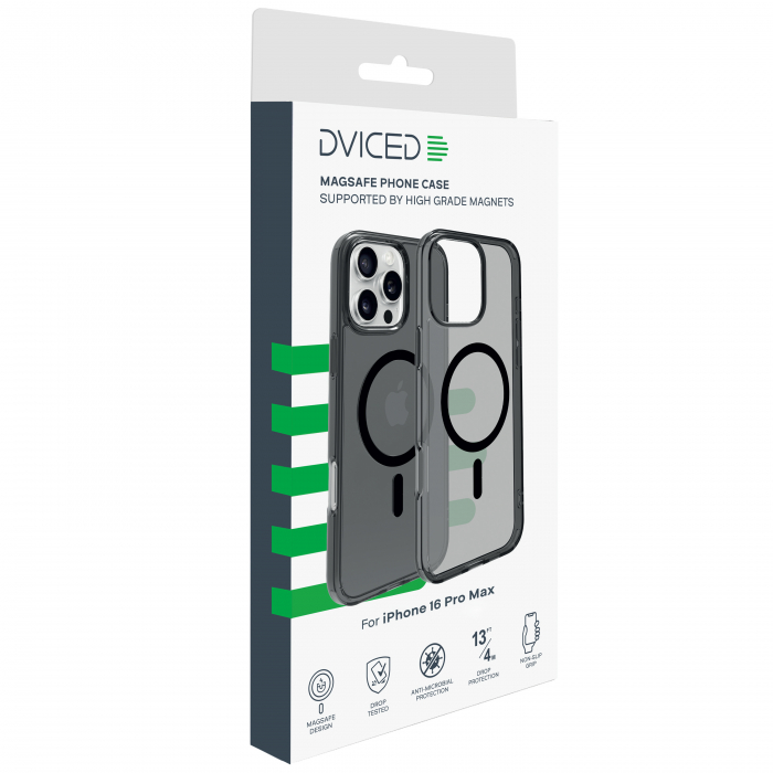 Dviced Magsafe iPhone 16 Pro Max smoke case - Black [5]