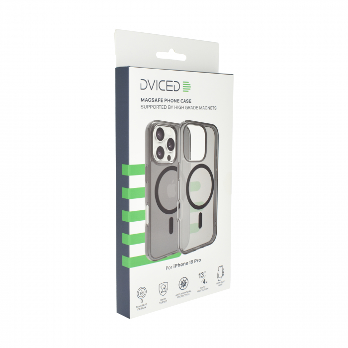 Dviced Magsafe iPhone 16 Pro smoke case - Black [5]