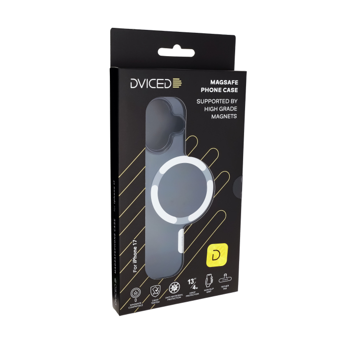 Dviced MagSafe iPhone 17 smoke case - Silver [2]
