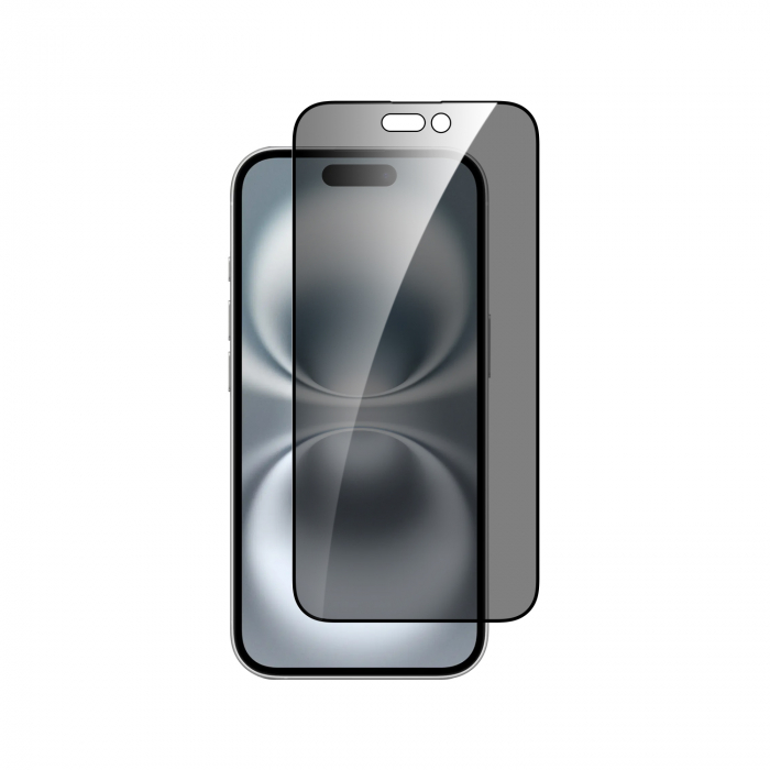 Dviced Privacy tempered glass screen protector edge to edge for iPhone 16 with applicator [1]