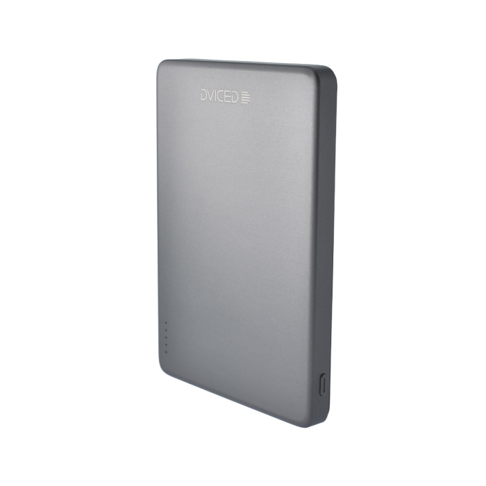 Dviced Qi2 Ultrathin MagSafe Power bank 5000mAh - Black/Grey [4]