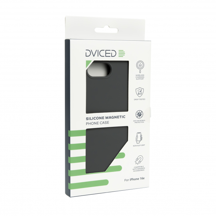 Dviced Silicone Magnetic iPhone 16e case - Grey [2]