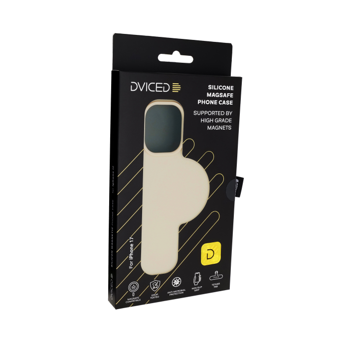 Dviced Silicone MagSafe iPhone 17 case - Beige [3]