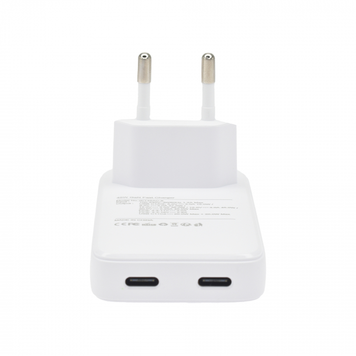 Dviced Slim Wall charger 45W GaN 2 USB-C EU - White [4]