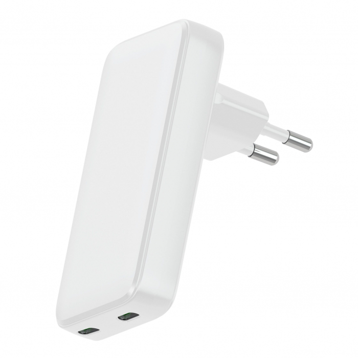 Dviced Slim Wall charger 45W GaN 2 USB-C EU - White [1]
