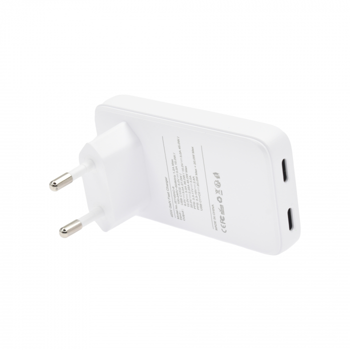 Dviced Slim Wall charger 45W GaN 2 USB-C EU - White [2]
