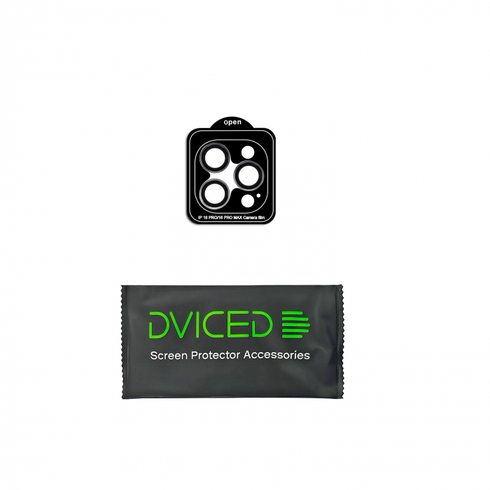 Dviced tempered glass camera protector for iPhone 16 Pro/16 Pro Max with applicator [2]