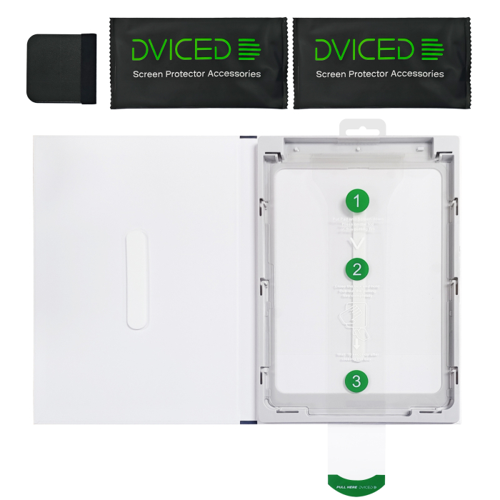 Dviced Tempered glass screen protector for iPad Air 11-inch with dust-free applicator [4]