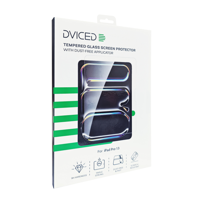 Dviced Tempered glass screen protector for iPad Pro 13-inch with dust-free applicator [4]