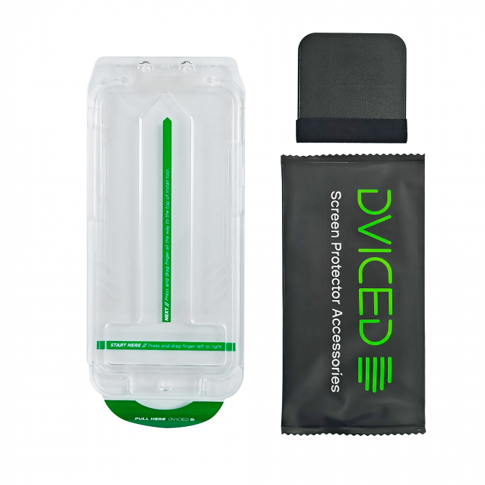 Dviced Tempered glass screen protector for iPhone 16e with dust-free applicator [4]