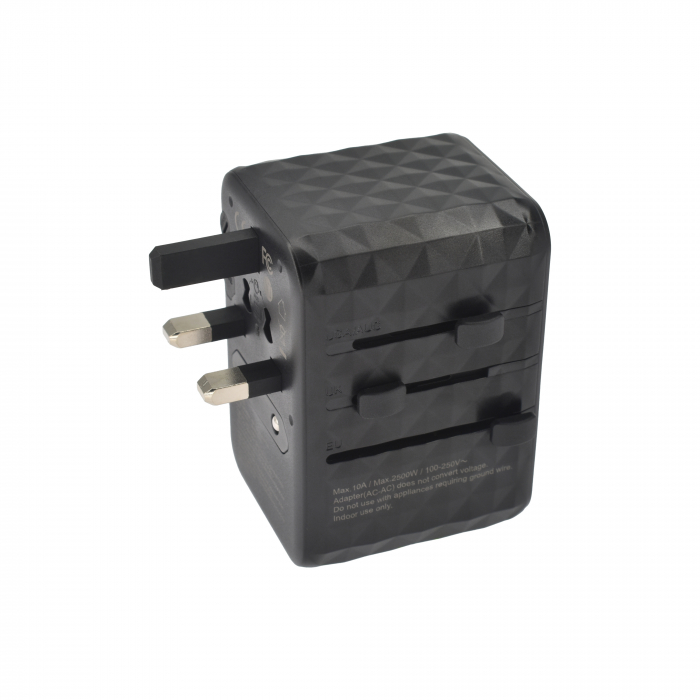 Dviced Universal travel adapter 65W GaN - Black [2]