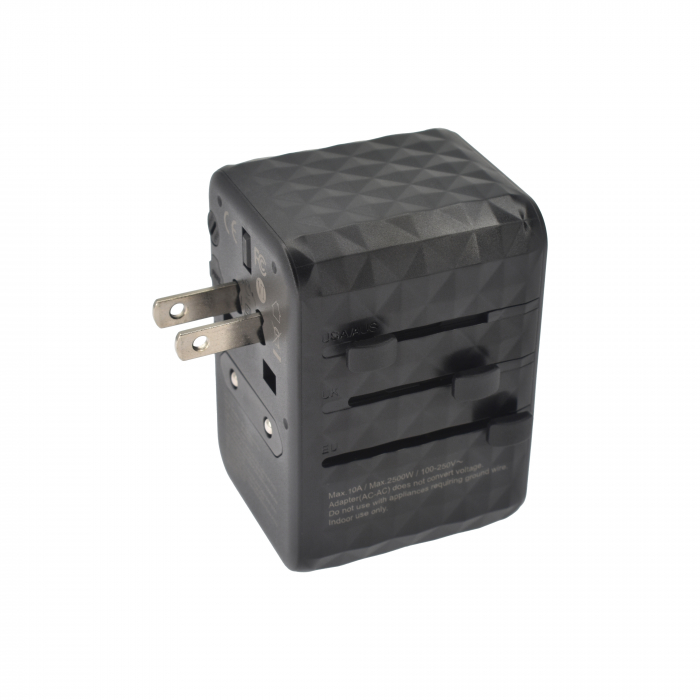 Dviced Universal travel adapter 65W GaN - Black [7]