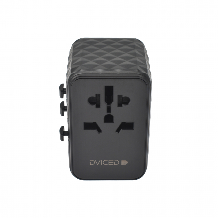 Dviced Universal travel adapter 65W GaN - Black [6]