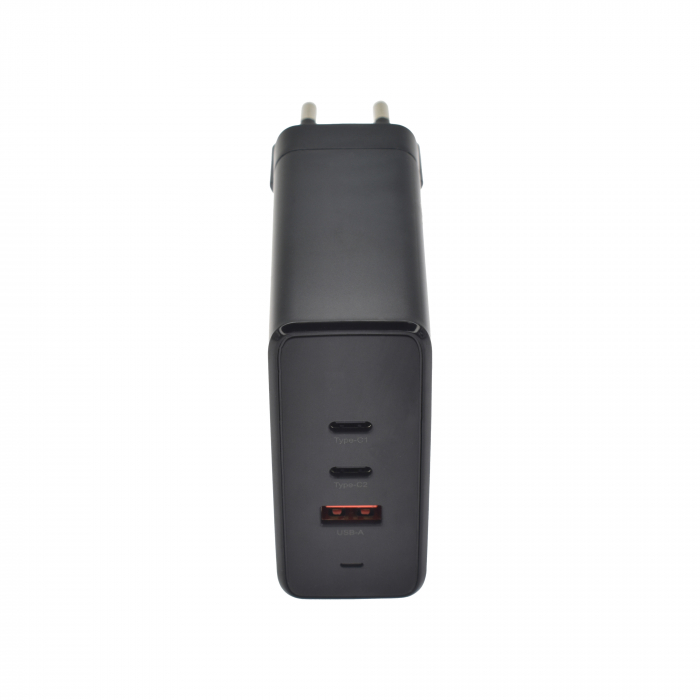 Dviced Wall charger 140W GaN 2 USB-C, USB-A EU - Black [4]
