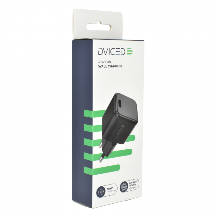 Dviced Wall charger 30W GaN USB-C EU - Black [2]