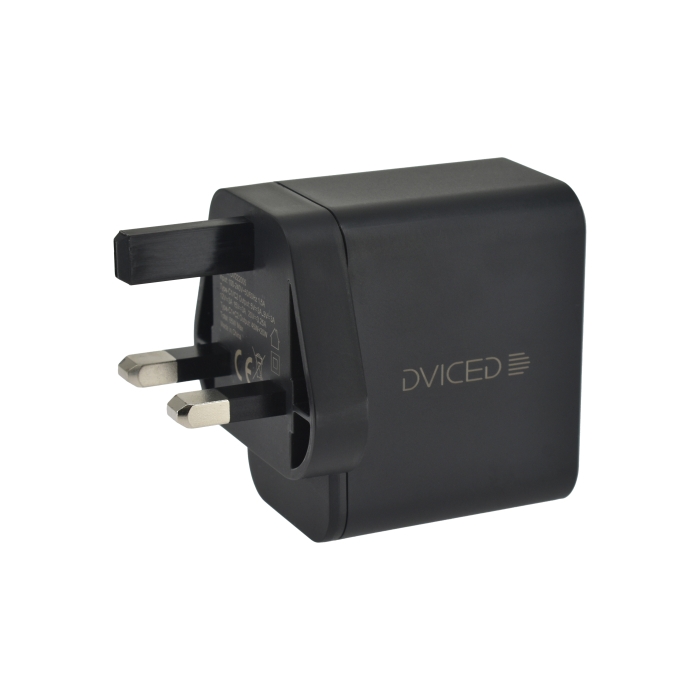Dviced Wall charger 65W GaN 2 USB-C UK - Black [5]