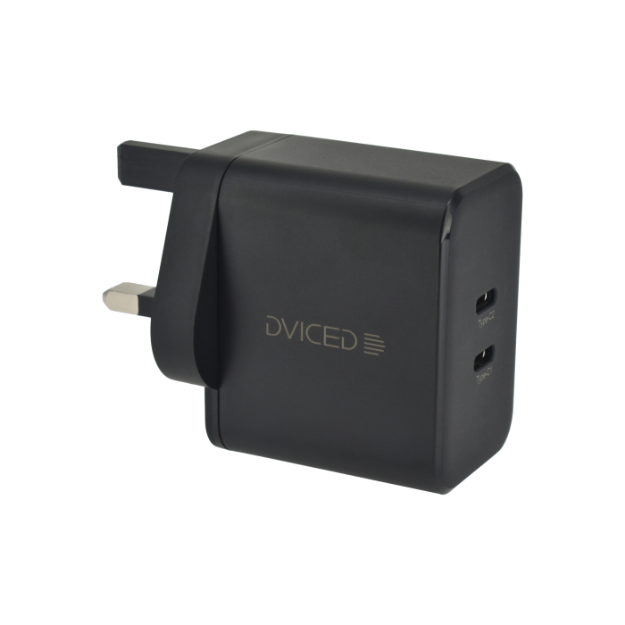 Dviced Wall charger 65W GaN 2 USB-C UK - Black [2]