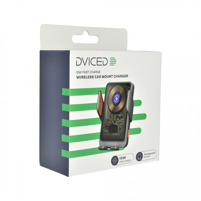 Dviced Wireless induction car mount charger - Gray [2]