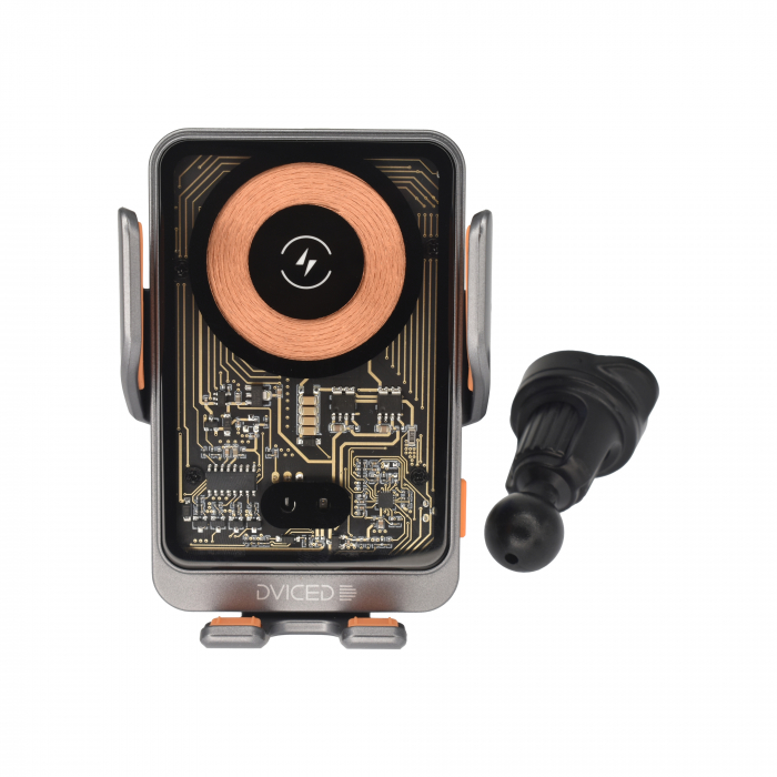 Dviced Wireless induction car mount charger - Gray [4]