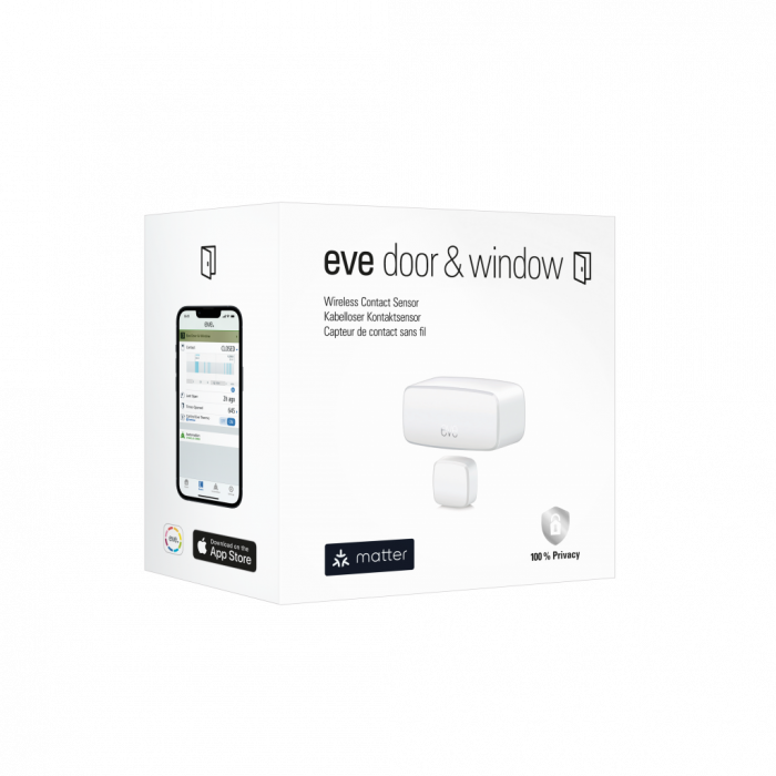 Eve Door & Window (Matter - compatible w Apple, Google & SmartThings) [4]