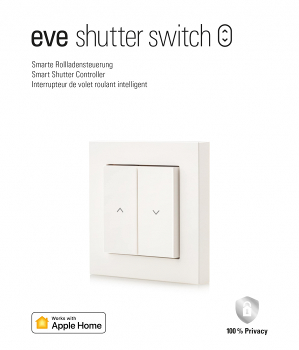 Eve Shutter Switch Smart Shutter Controller (built-in schedules, adaptive shading) - Thread compatible [3]