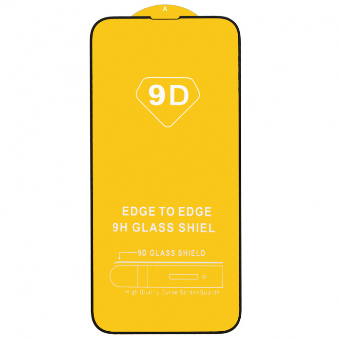 FOLIE STICLA  Spacer pentru Iphone 13 si 13 Pro, grosime 0.3mm, acoperire totala ecran, strat special anti-ulei si anti-amprenta, Tempered Glass, sticla 9D, duritate 9H "SPPG-AP-IP13-TG" [3]