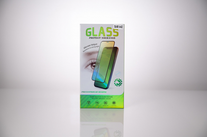 FOLIE STICLA  Spacer pentru Samsung Galaxy A42, grosime 0.3mm, acoperire totala ecran, strat special anti-ulei si anti-amprenta, Tempered Glass, sticla 9D, duritate 9H \\"SPPG-SM-GX-A42-TG\\" [4]