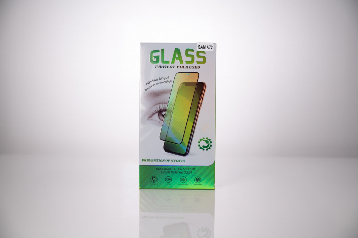 FOLIE STICLA  Spacer pentru Samsung Galaxy A72, grosime 0.3mm, acoperire totala ecran, strat special anti-ulei si anti-amprenta, Tempered Glass, sticla 9D, duritate 9H \\"SPPG-SM-GX-A72-TG\\" [4]