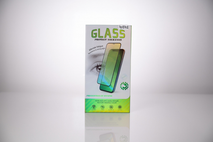 FOLIE STICLA  Spacer pentru Xiaomi Pocophone M3 Pro 5G, grosime 0.3mm, acoperire totala ecran, strat special anti-ulei si anti-amprenta, Tempered Glass, sticla 9D, duritate 9H \\"SPPG-XI-PC-M3P5G-TG\\ [4]