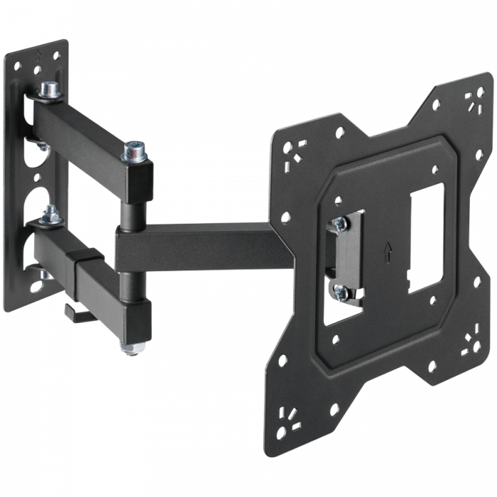 Free-tilt design: simplifies adjustment for better visibility and reduced glareSwivel mechanism provides maximum viewing flexibilityConvenient cable holder. 23-43". Max 30kg. [2]