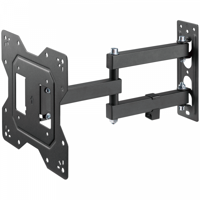Free-tilt design: simplifies adjustment for better visibility and reduced glareSwivel mechanism provides maximum viewing flexibilityConvenient cable holder. 23-43". Max 30kg. [3]