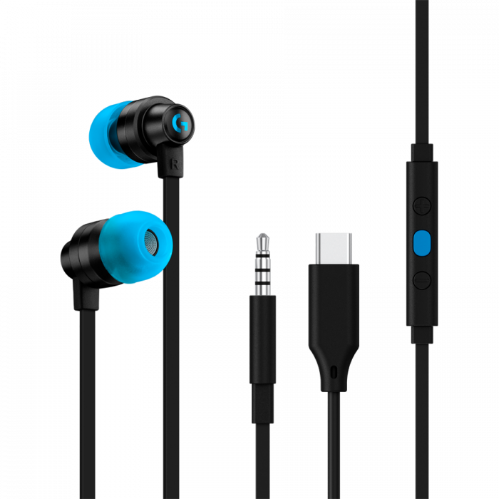 LOGITECH G333 Wired Gaming Earphones - BLACK - 3.5 MM [2]
