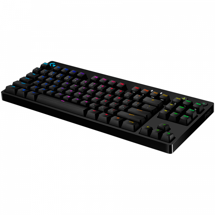 LOGITECH G PRO TKL Corded Mechanical Gaming Keyboard - BLACK - US INT'L - USB - CLICKY [3]