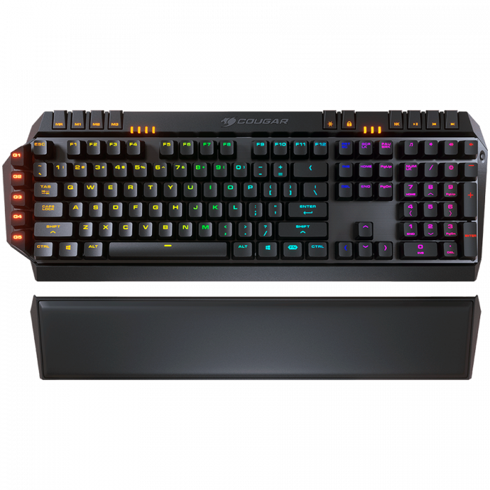 Cougar I 700K Evo RGB (Red switch) I 37KEVM1SB.0002 I Keyboard I Aluminium brushed structure / Red Cherry MX mechanical switch / RGB Backlight [2]