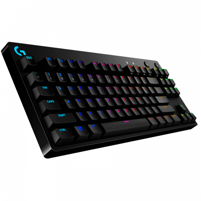LOGITECH G PRO TKL Corded Mechanical Gaming Keyboard - BLACK - US INT'L - USB - CLICKY [2]