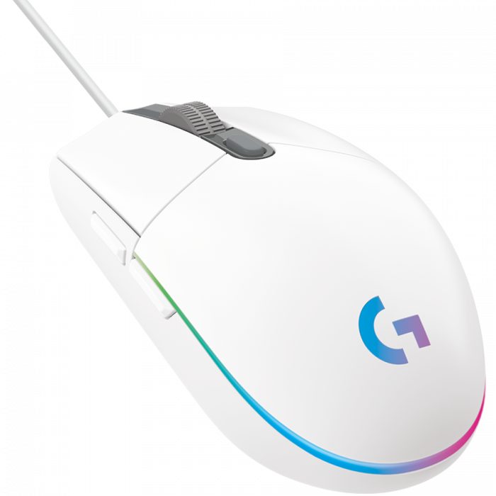 LOGITECH G102 LIGHTSYNC Corded Gaming Mouse - WHITE - USB - EER [2]