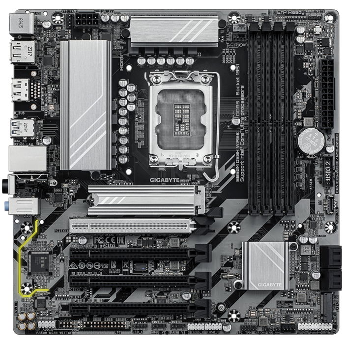 GIGABYTE B860M DS3H WIFI6E, LGA1851, 4x DDR5, WIFI6E, mATX [2]
