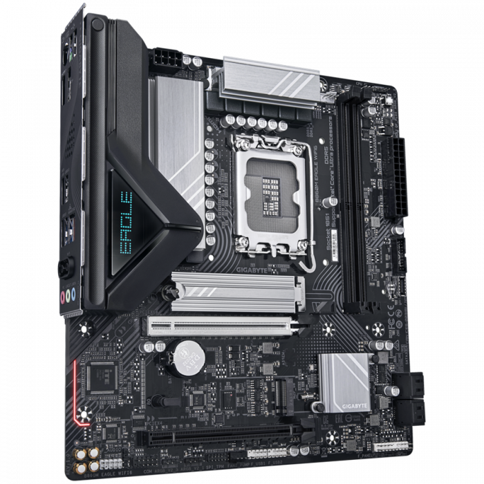 GIGABYTE Mainboard Desktop B860M EAGLE (LGA1851, Ultra CPU, 2xDDR5, 1xHDMI, 1xDP, 2.5GLAN, 1xPCIe x16 5.0, 1xPCIe x16 slot, supporting PCIe 4.0 x4, 2xM.2, 4xSATA3) mATX [2]
