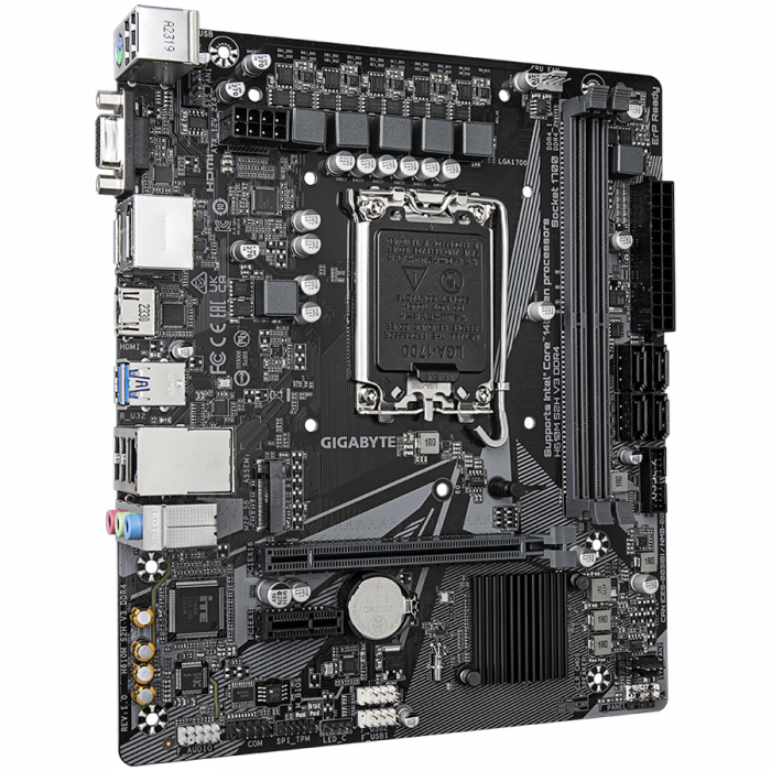GIGABYTE MB LGA1700 2 x DDR4 1 x M.2 4 x SATA 1 x D-Sub 2 x DisplayPorts 1 x HDMI port Micro ATX [3]