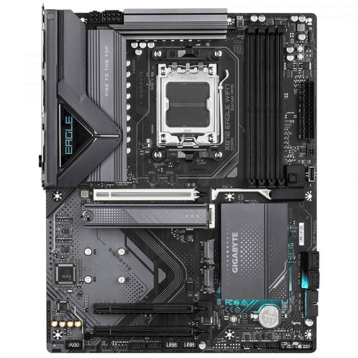 GIGAYBTE Mainboard Desktop X870 EAGLE WIFI7 (AM5, 4x DDR5 256GB, 1x PCI-E 5.0 x16x16, 2x PCI-E 3.0 x16x1, 1x PCI-E M.2, 2x M.2, 4x SATA, 2x USB4 Type-C DP, 4x USB 3.2, 1x HDMI, WiFi7, 2.5GbE LAN, ATX) [2]