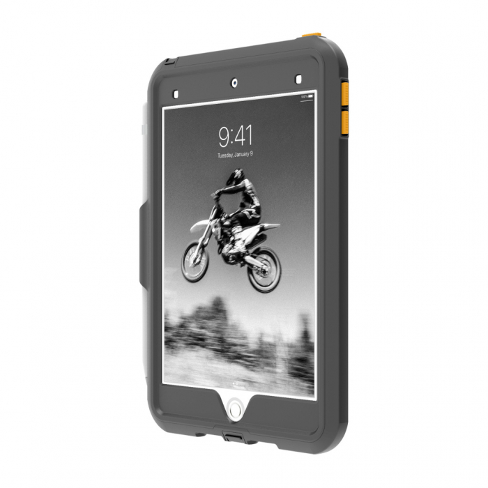 Griffin Survivor All-Terrain for iPad mini (2019) - Gray/Citrus/Clear [4]