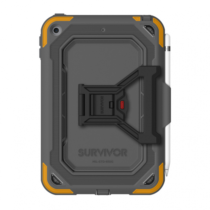 Griffin Survivor All-Terrain for iPad mini (2019) - Gray/Citrus/Clear [5]