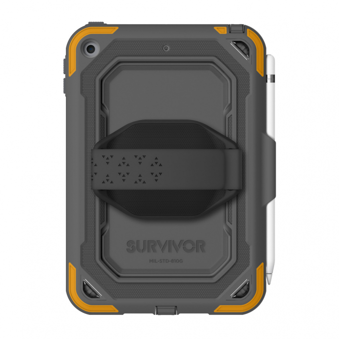 Griffin Survivor All-Terrain for iPad mini (2019) - Gray/Citrus/Clear [6]