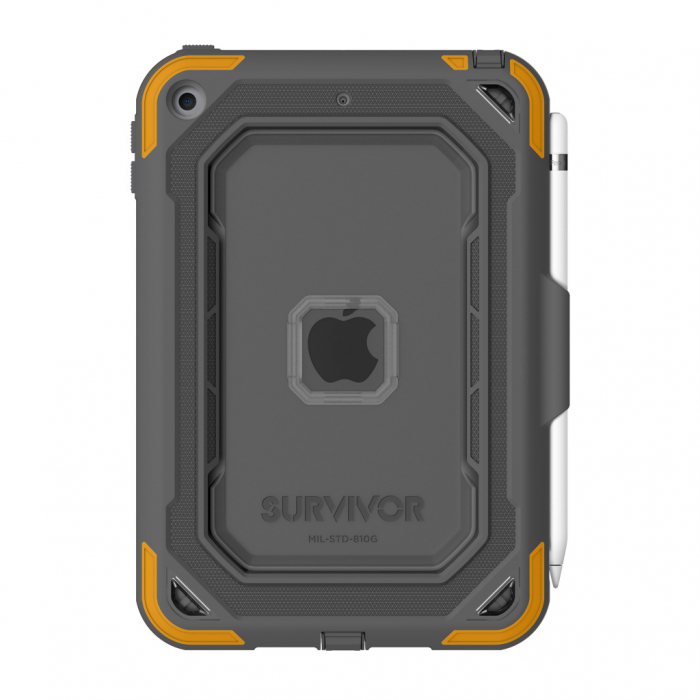 Griffin Survivor All-Terrain for iPad mini (2019) - Gray/Citrus/Clear [7]