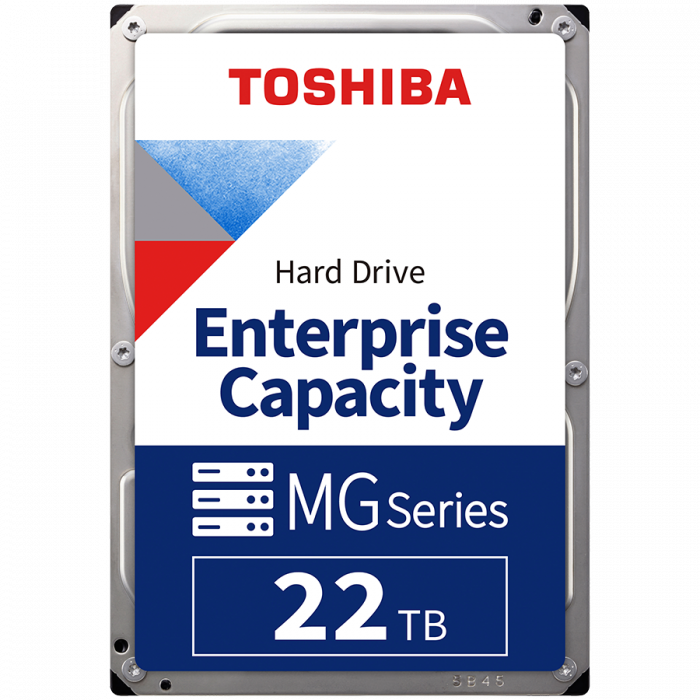 HDD Server TOSHIBA MG10 22TB MAMR 512e, 3.5'', 512MB, 7200RPM, SATA, SKU: HDEB00NGEA51F [1]