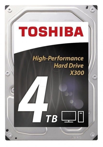 HDD TOSHIBA 4TB  7200  128MB S-ATA3 pt. PC, "X300" "HDWE140UZSVA" [1]