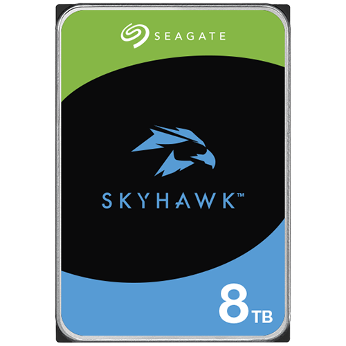 HDD Video Surveillance SEAGATE SkyHawk 8TB CMR, 3.5'', 256MB, SATA, RV Sensors, Rescue Data Recovery Services 3 ani, TBW: 180, Health Management [1]