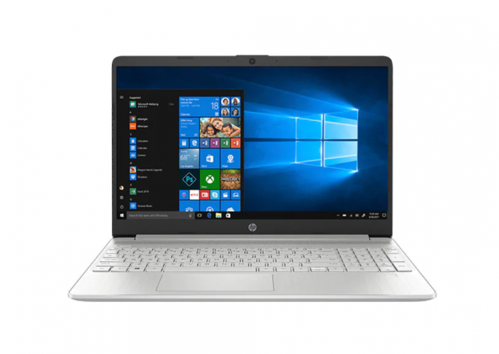 Laptop HP 15-dy1091wm, Intel Core i3-1005G1 pana la 3.4GHz, 15.6" HD, 8GB, SSD 256GB, Intel UHD Graphics, Windows 10 Home S, argintiu [1]