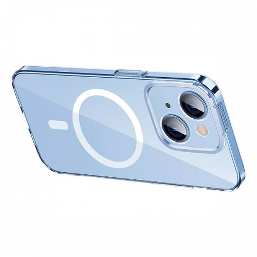 HUSA SMARTPHONE Baseus Crystal Series Magnetic Case, pentru Iphone 14 Plus, contine 1 x folie sticla display, material silicon, transparent "ARJC010002" - 6932172615048 [2]